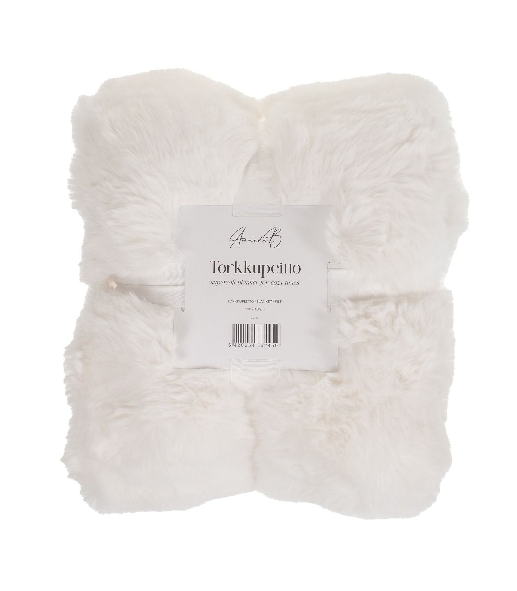 Torkkupeitto 130x150cm valkoinen