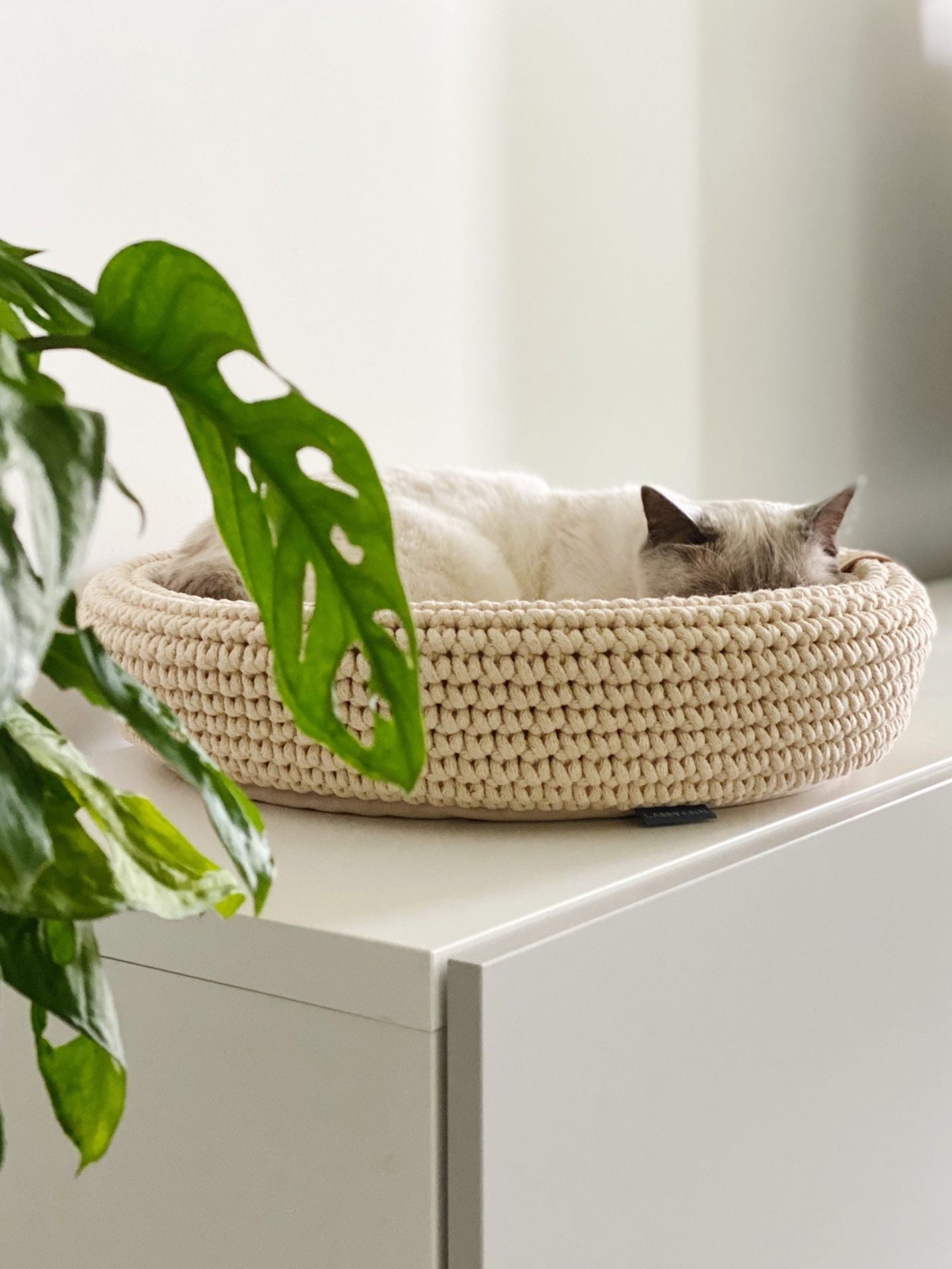 Coco Dog/Cat Bed - Beige