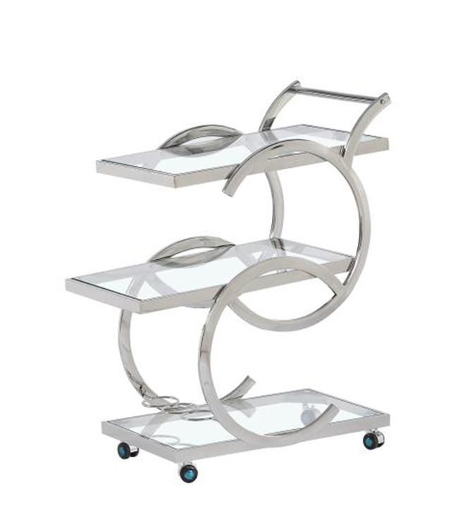 Tarjoiluvaunu kromi LISA