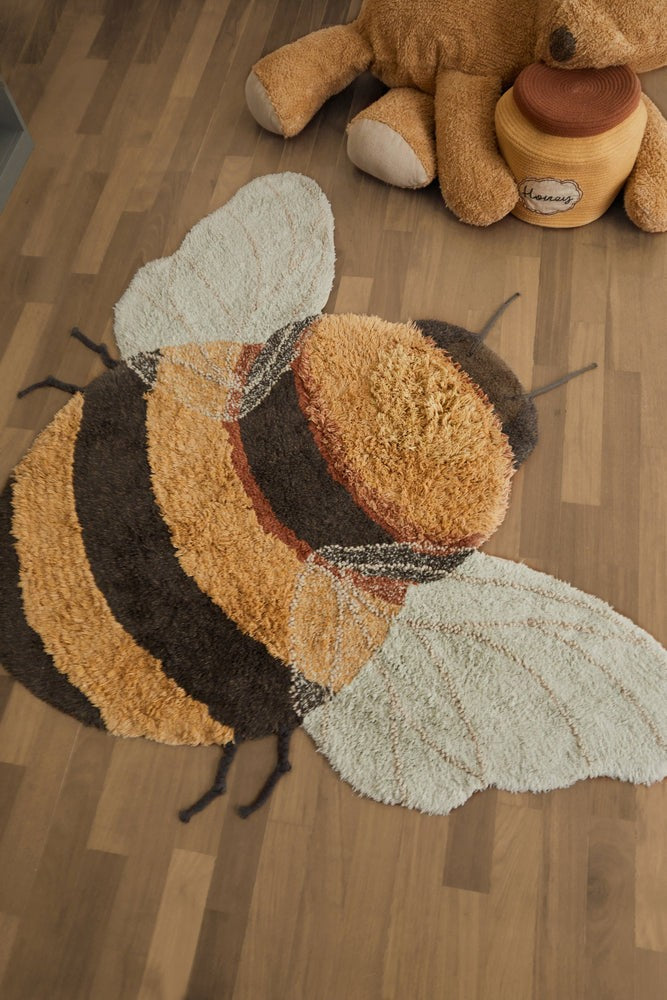 Washable Rug Bee, 115 x 150 cm