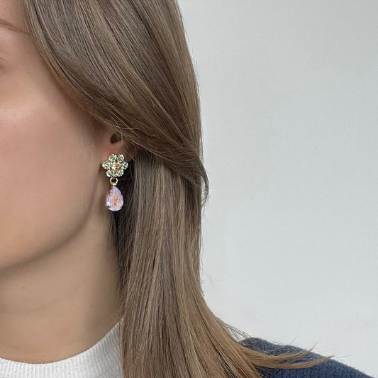 Myrte Purple Earrings