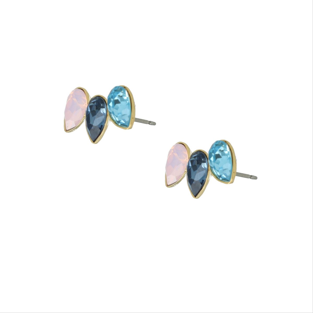 Classic Triple Leaf Rosewater Opal - korvakorut