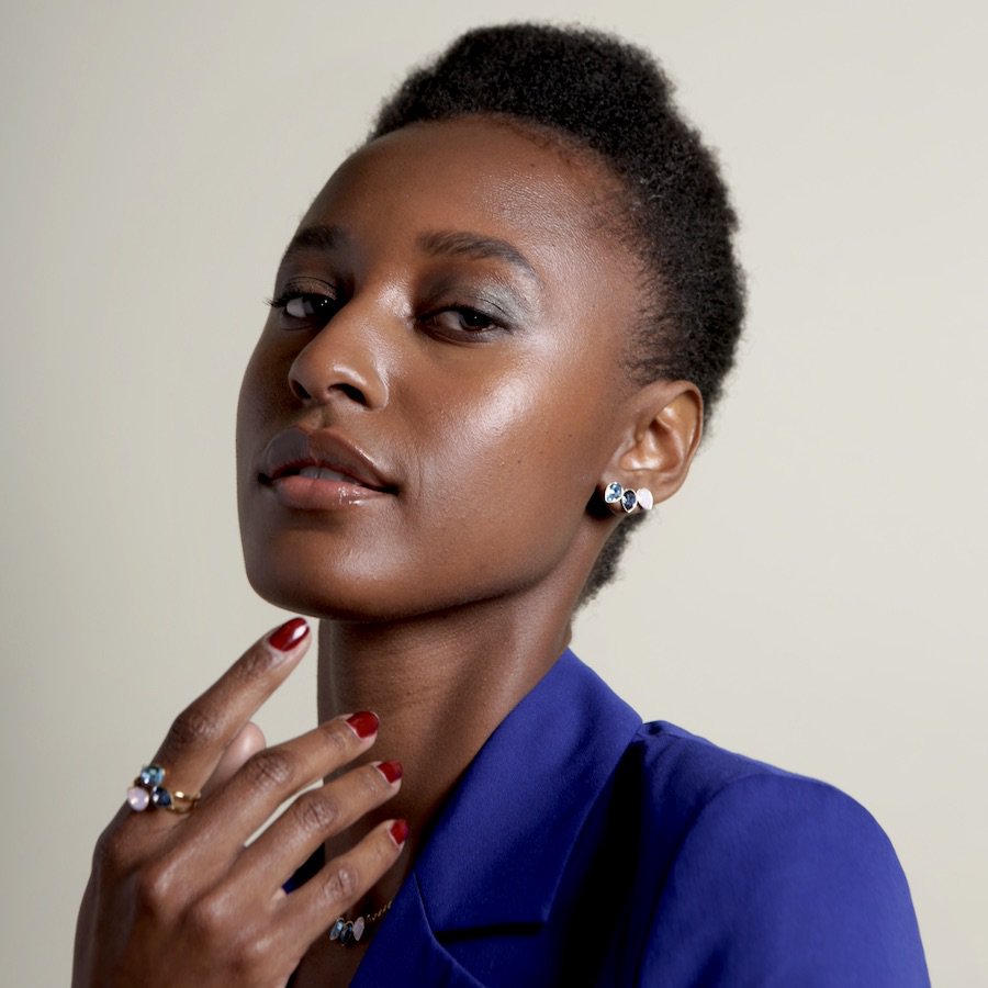 Classic Triple Leaf Rosewater Opal - korvakorut