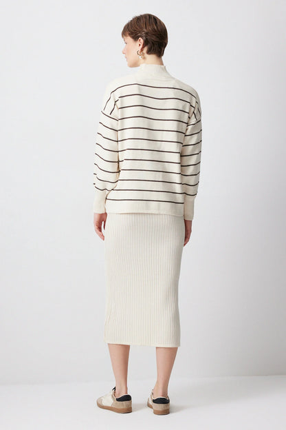 KNITWEAR SWEATER GIRET neuleasu - ruskea