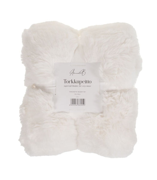 Torkkupeitto 130x150cm valkoinen