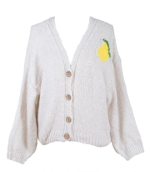 Neuletakki beige LEMON