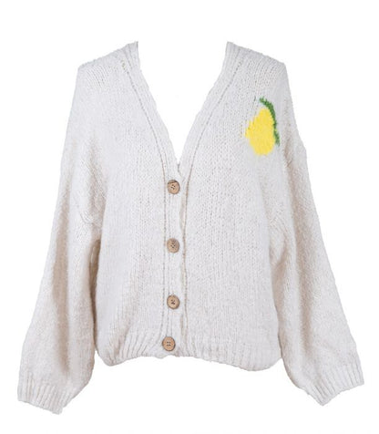 Neuletakki beige LEMON