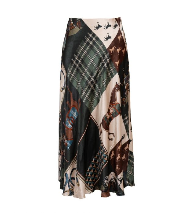 Hame satiini vihreä