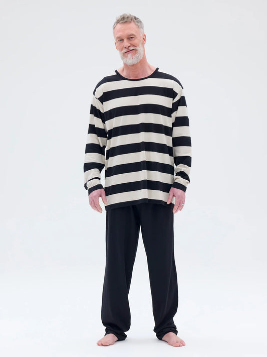 Pyjama Raita, Musta/Hiekka