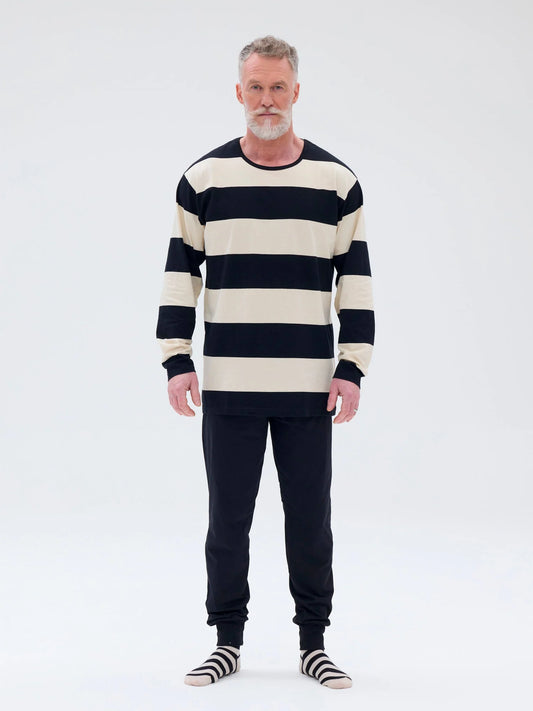 Pyjama Raita, Musta/Beige