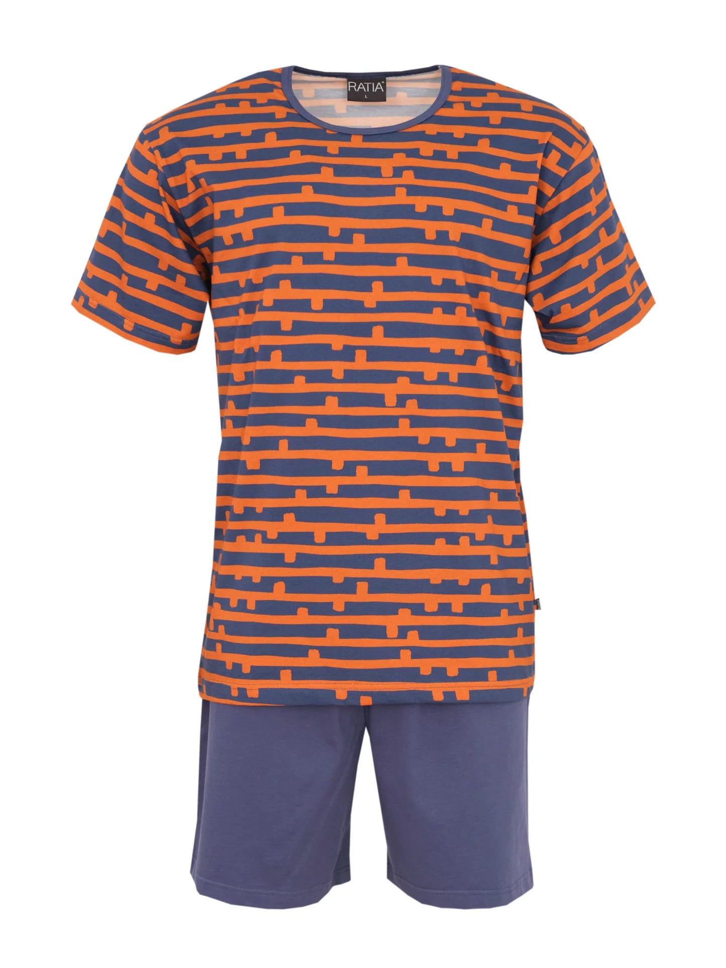 Shortsipyjama Paju, Sininen/Kupari