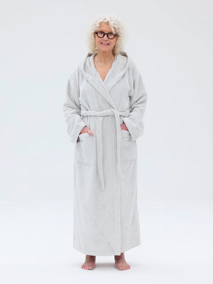 Unisex Kylpytakki RM80, Vaaleanharmaa