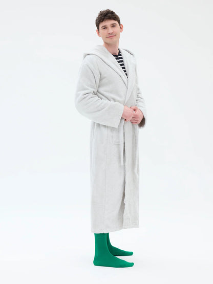 Unisex Kylpytakki RM80, Vaaleanharmaa