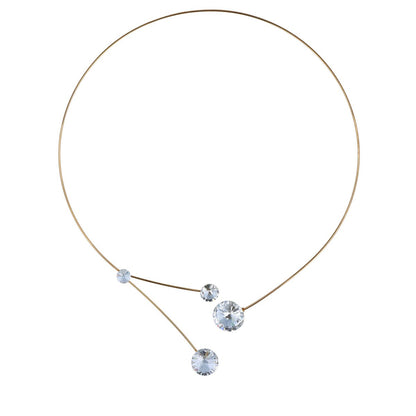 Forever Floating Crystals - Crystal Gold kaulakoru