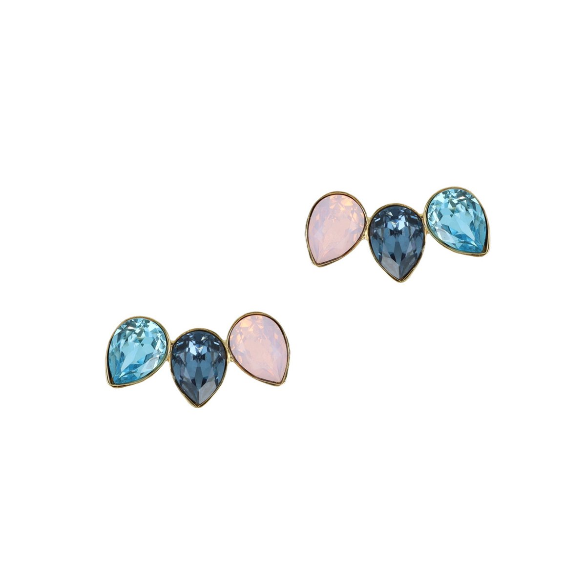 Classic Triple Leaf Rosewater Opal - korvakorut