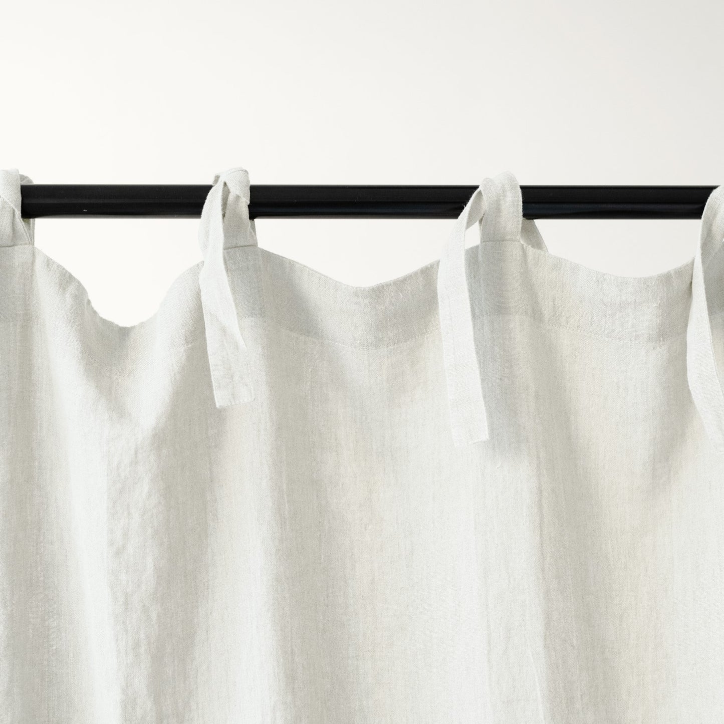 Yö Pellavaverho 2 kpl - Luonnonvalkoinen