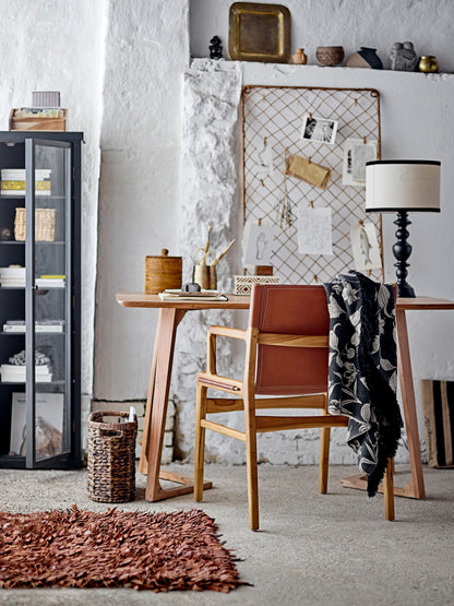 Ollie-nojatuoli, nahka