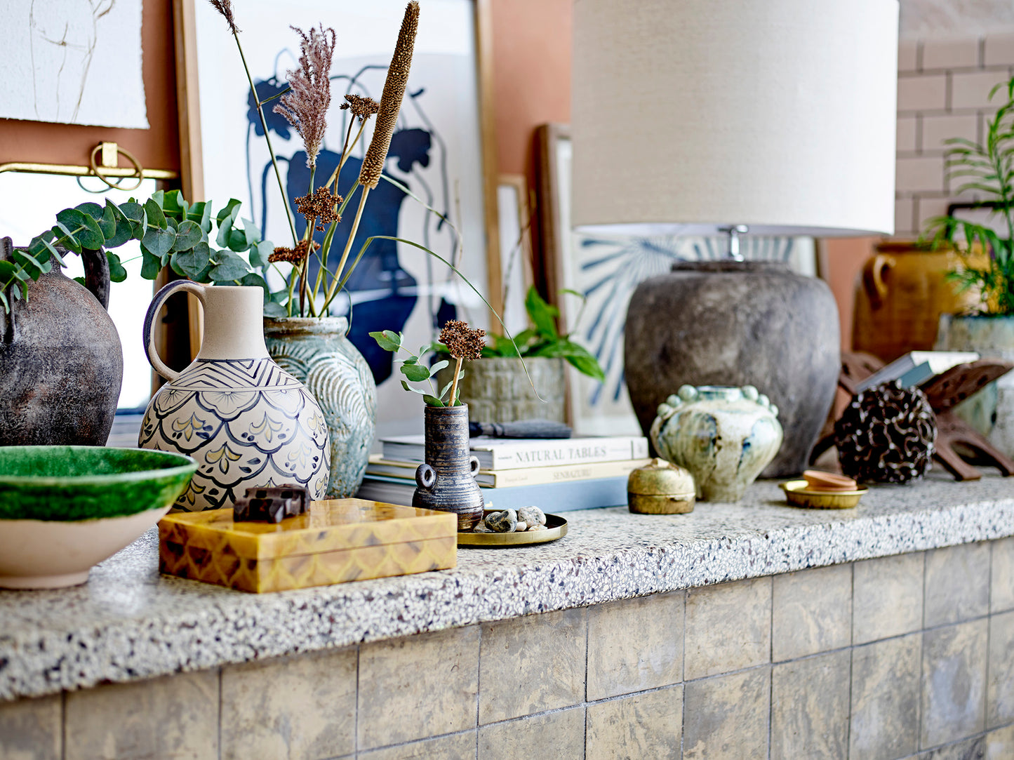 Rustic Isabelle-pöytävalaisin