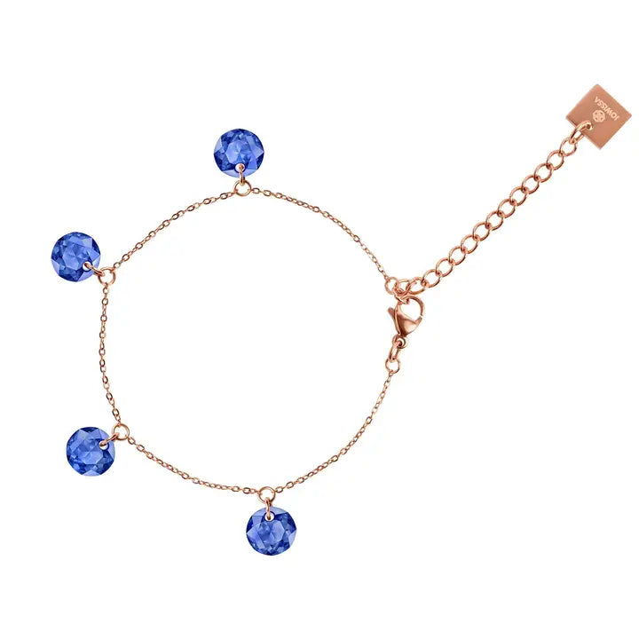 Briljanttihiottu riipusrannekorut