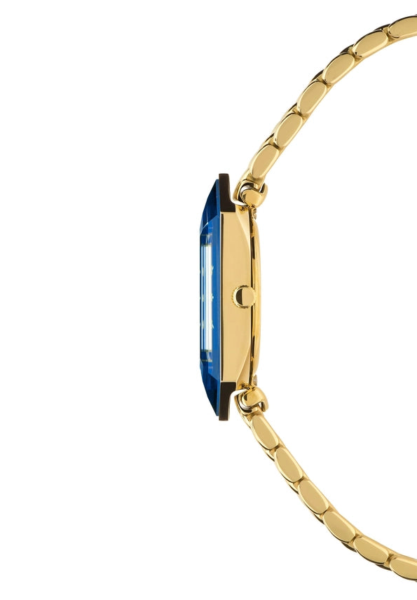 Viistehiottu smaragdikuvioinen sveitsiläinen naisten kello J8.059.S