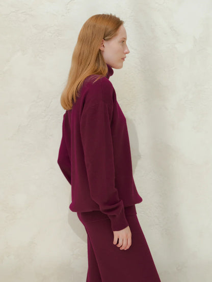 Kashmir-sekoitteinen klassinen poolopaita