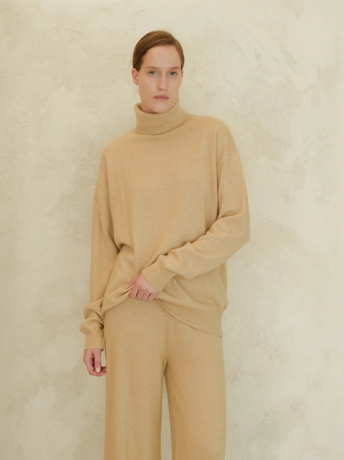 Kashmir-sekoitteinen klassinen poolopaita