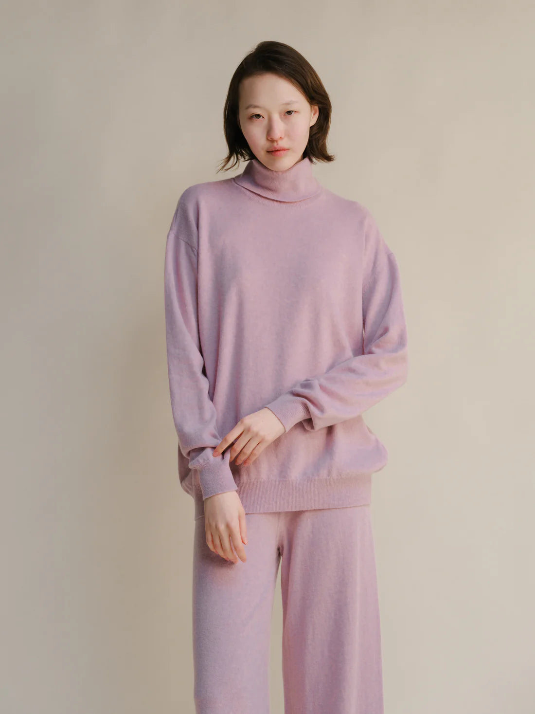 Kashmir-sekoitteinen klassinen poolopaita