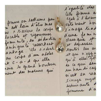 Classic Drop Crystal Earhangers