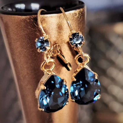 Classic Mini Blue Earrings