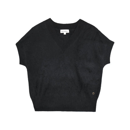 Melissa harjattu kashmirneule, musta