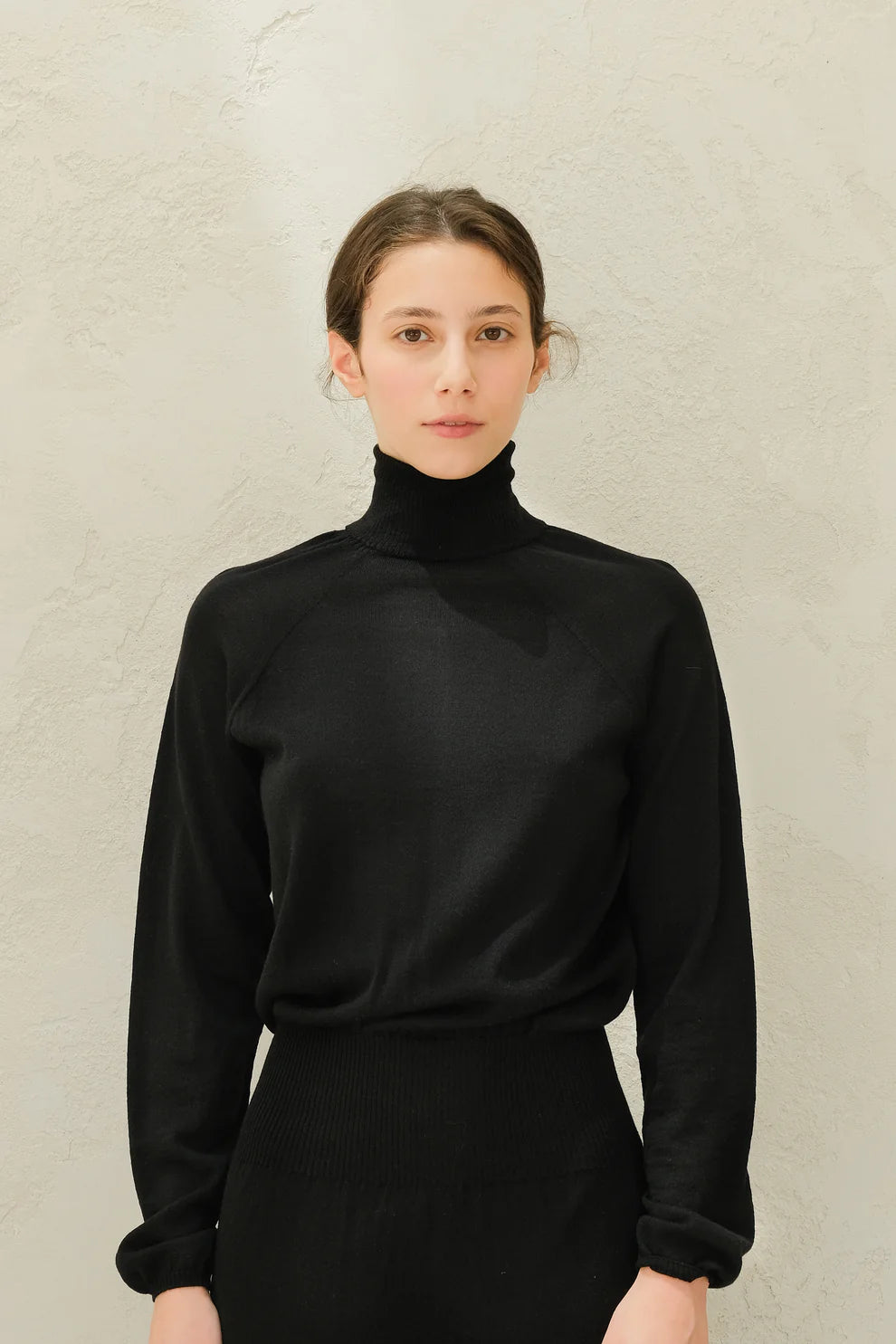 Erittäin hienoa merinovillaa oleva mekko (3D-neulos)