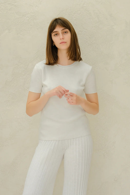 Hieno puuvillainen T-paita