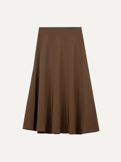 Allegra ruskea silkkihame