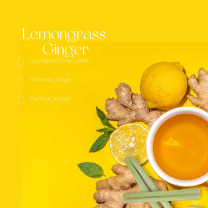 Lemongrass Ginger  - Tuoksuva kynttilähiekka irtotavarana 1kg-25kg