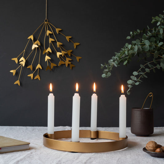 Adventtikynttelikkö Lucia kulta