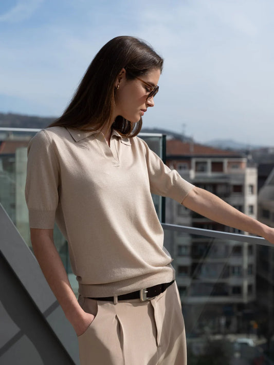 Alba neulepusero, beige