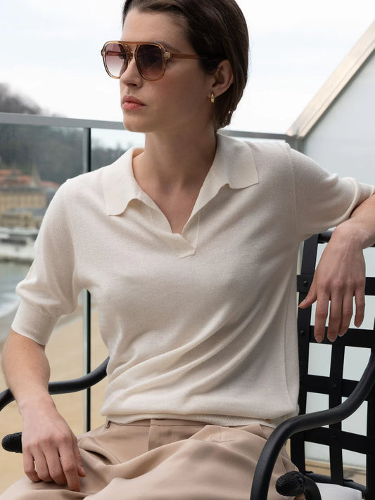 Alba neulepusero, luonnonvalkoinen