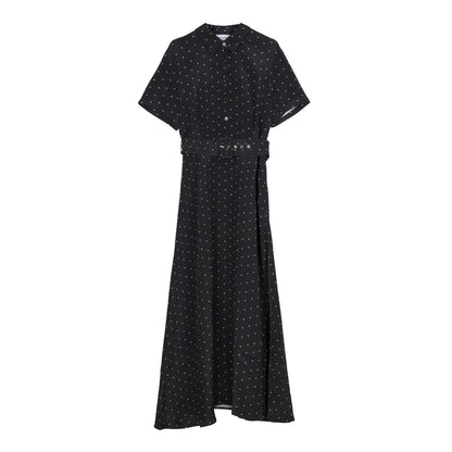 Monaco pilkullinen silkkimekko