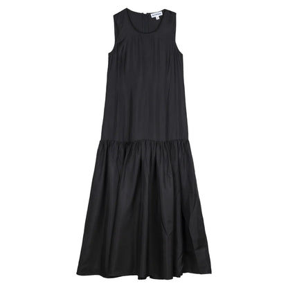 Verona musta silkkimekko