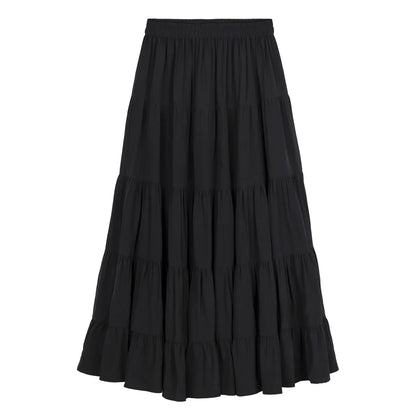 Colette musta silkkihame