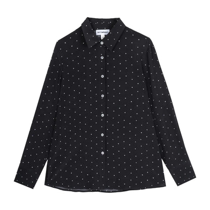 Bianca pilkullinen silkkipusero