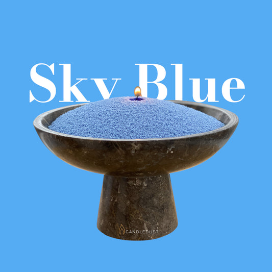 Sky Blue hajusteeton kynttilähiekka 330g