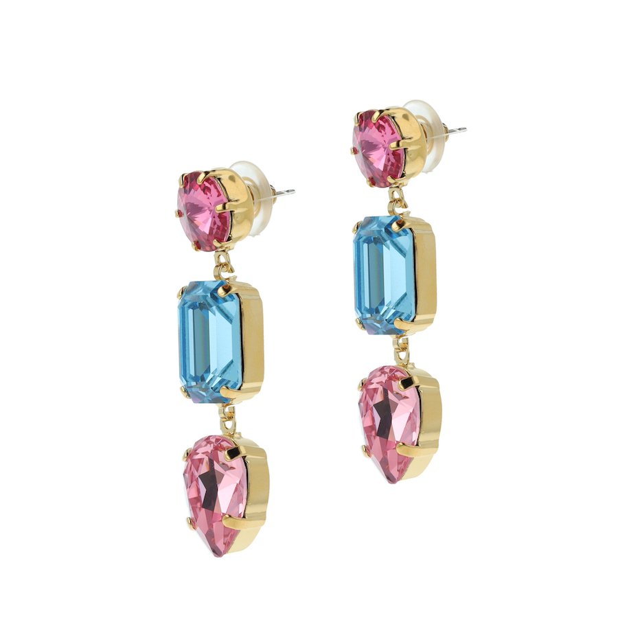 Lady Kate Statement Aqua - korvakorut