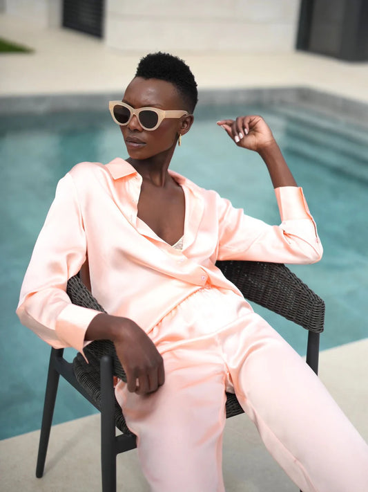 Diana silkkipusero - persikka