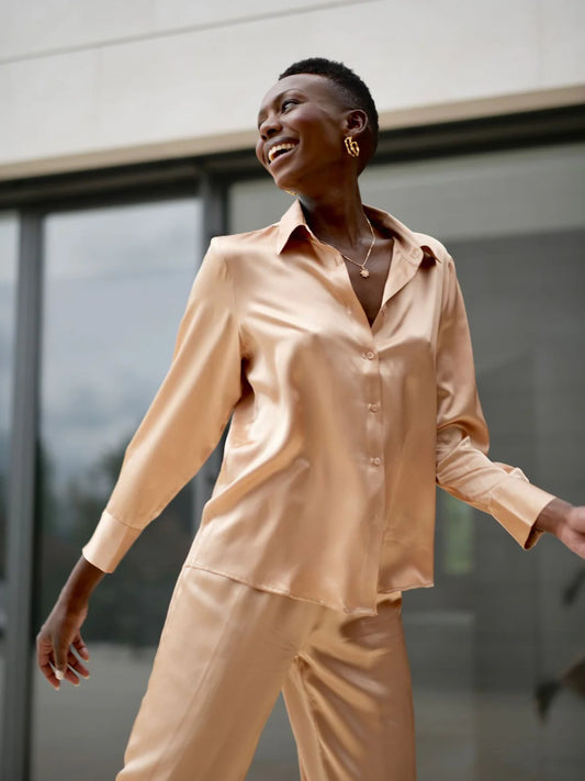 Diana silkkipusero - latte