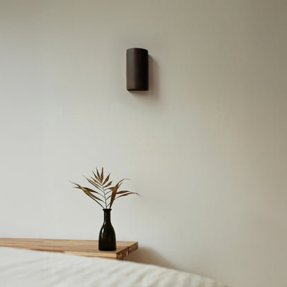Ceramic wall light CURVE - Brown