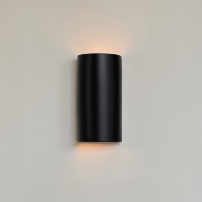 Ceramic wall light CURVE - Black