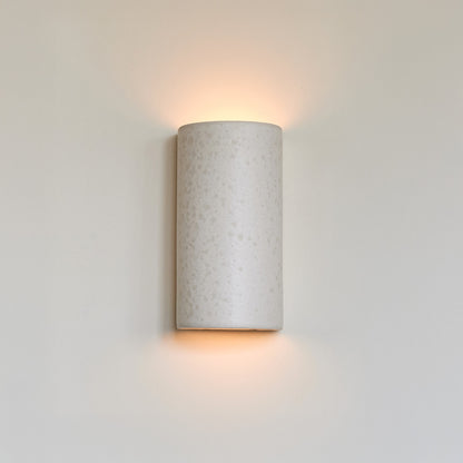 Ceramic wall light CURVE - Raw White