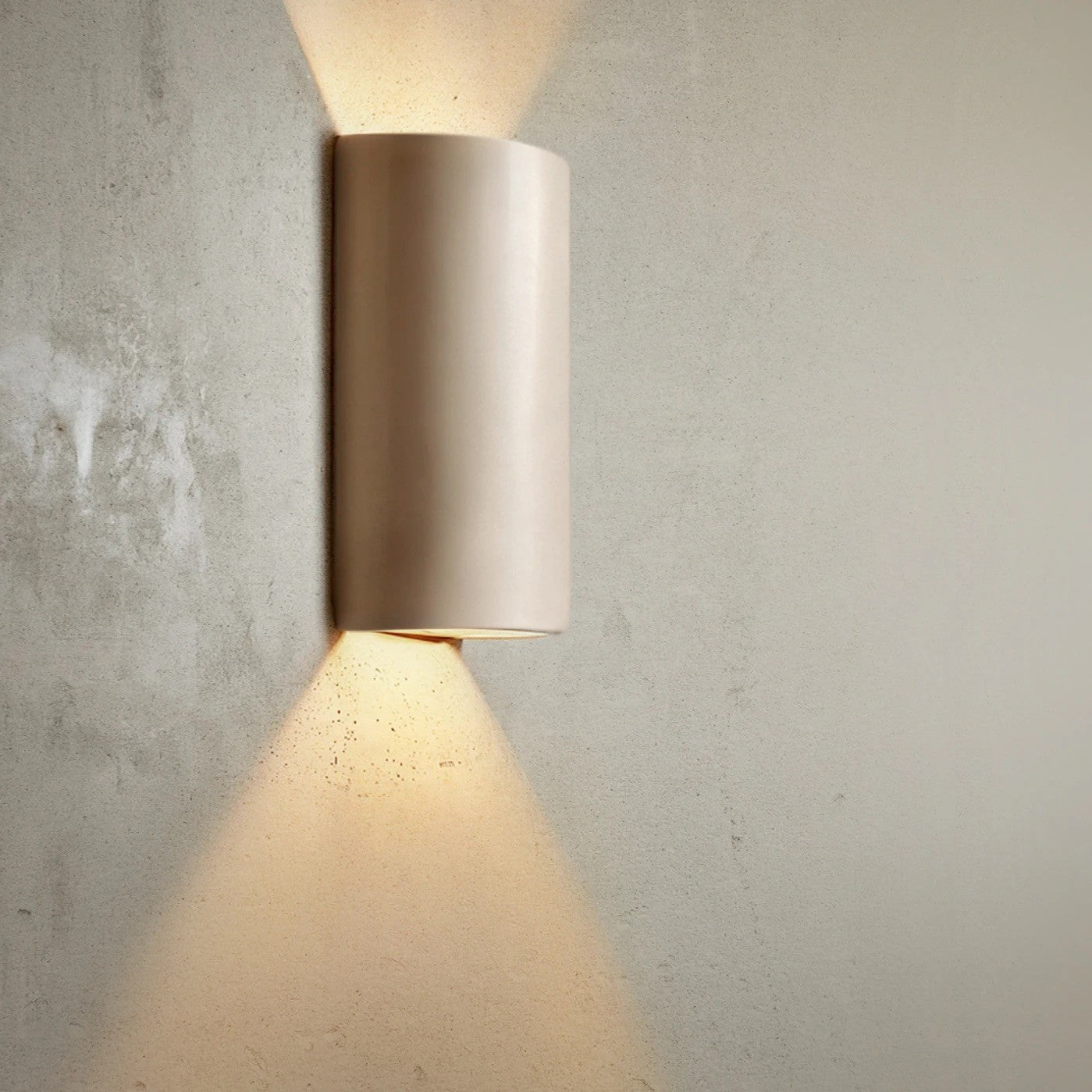 Ceramic wall light CURVE - Taupe