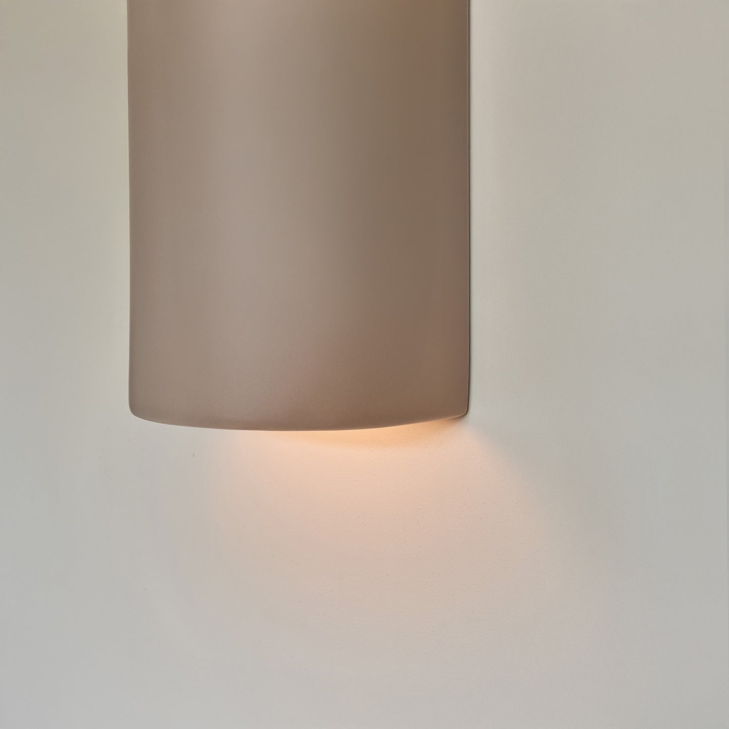 Ceramic wall light CURVE - Taupe